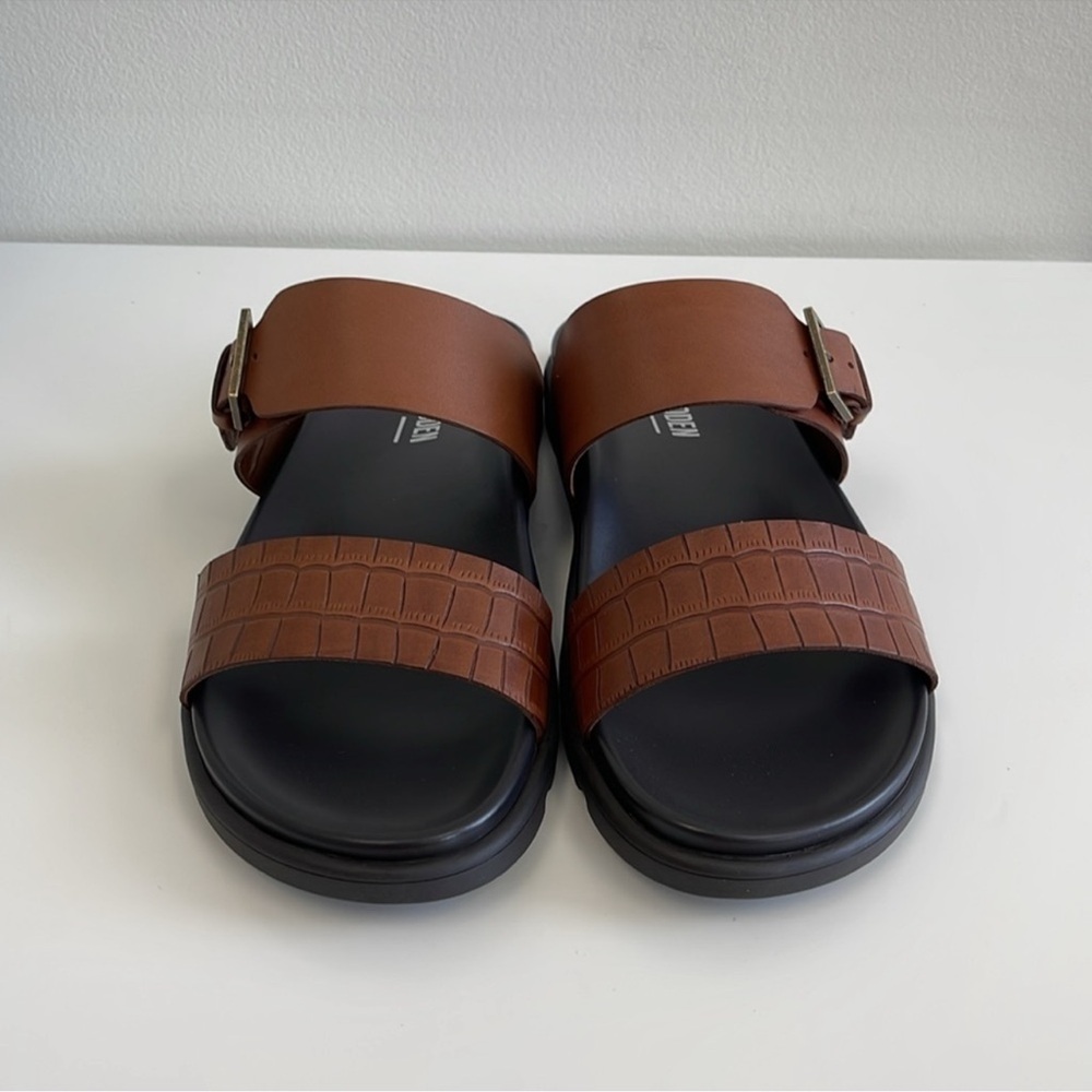 NWB Corro Tan Sandals by Steve Madden Tan Brown Sz 10.5